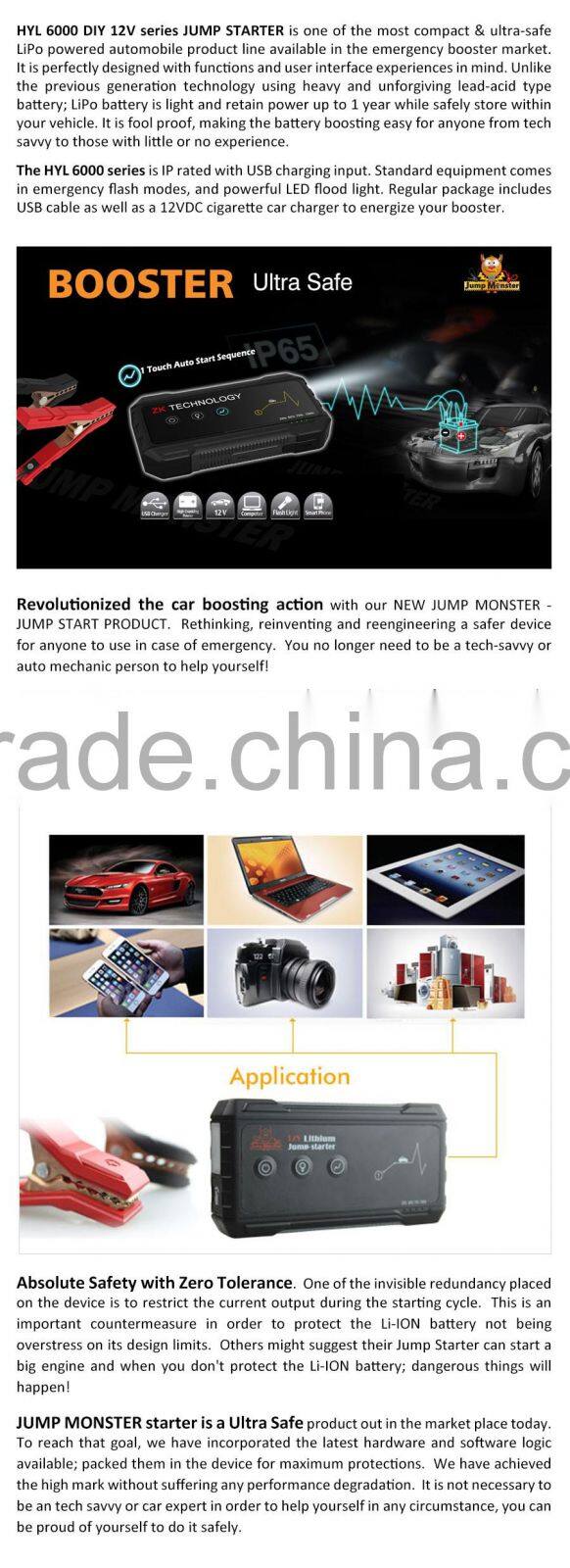 JUMP MONSTER Car jump starter