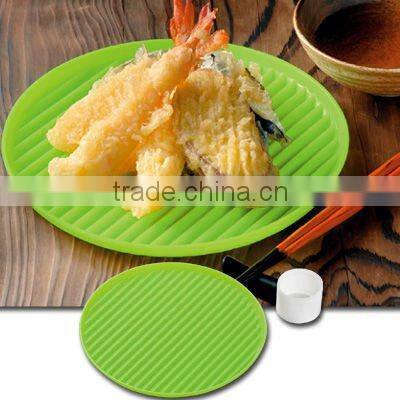 Silicone kitchenwares cooking equipment gift sink dish folding drainers roll drainer kitchen accessories silicone mats plate