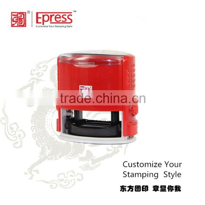 Small MOQ Epress Oval 35*55mm Customize Self Ink Stamp Rubber Stamp Mounts