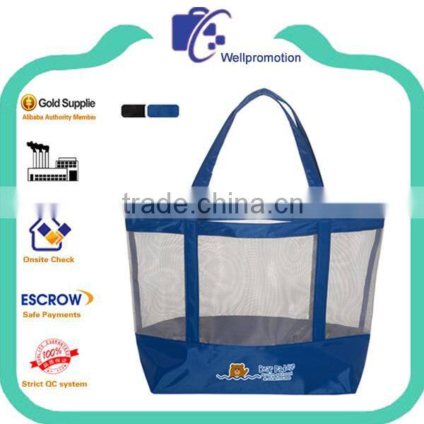 Wellpromotion r PET mesh beach tote bag