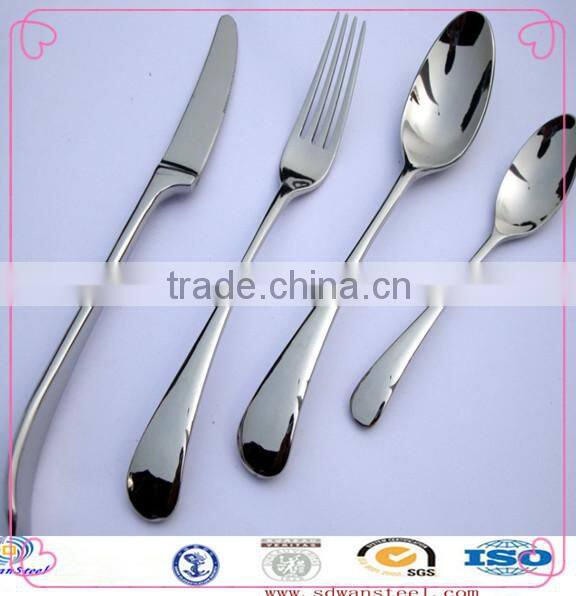 stainless steel cutlery set/dinner set with gift case ,2 piece