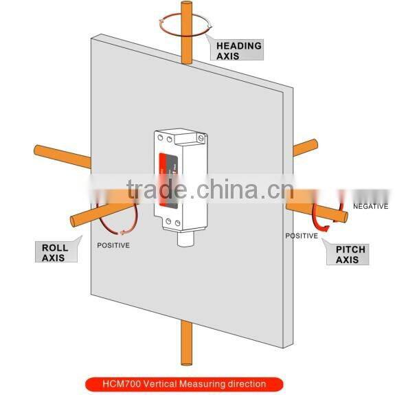 Low Cost -40C ~+100C Storage Temp Mini Gyro Compass With IP67 Waterproof