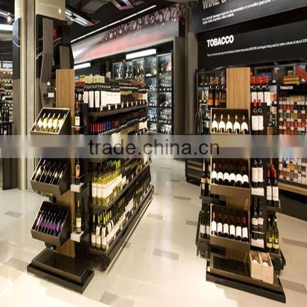 wood retail makers mark whisky bottle stand display and shelf