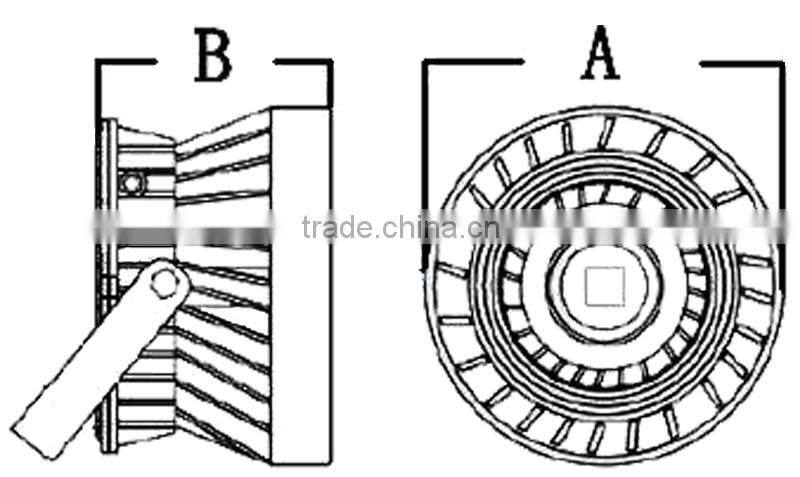 100w led explosion-proof lamp 100w canopy high bay light