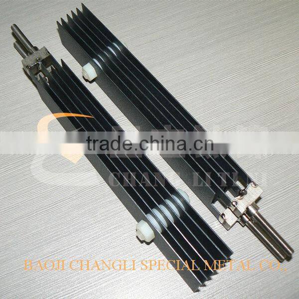 Typical Ruthenium Iridium titanium anode for sodium hypochlorite generator