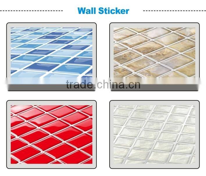 Hot sale Vintage bird, rose, daisy design on pink star sticker bathroom waterproof wall sticker