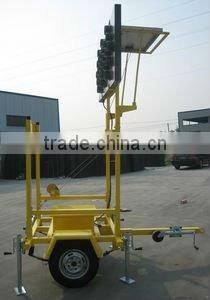 Solar Traffic sign trailer
