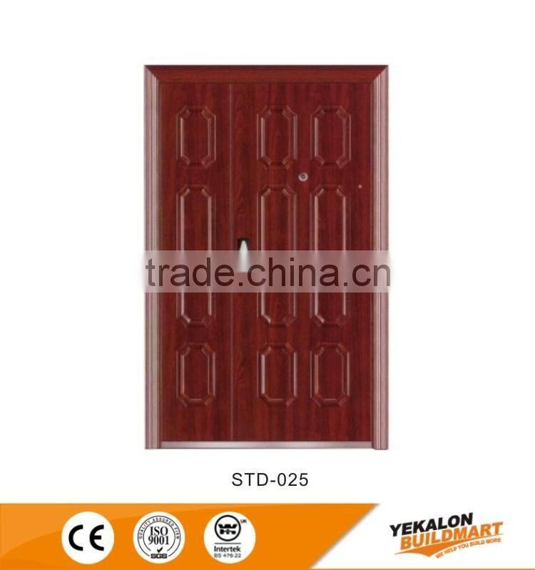 Yekalon STD-025 Mother and son door security stainless design steel door