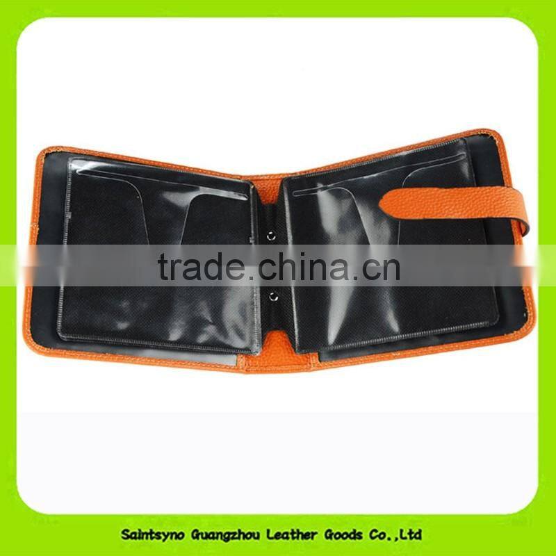 1505 Wholesale new product leather cd case wallet