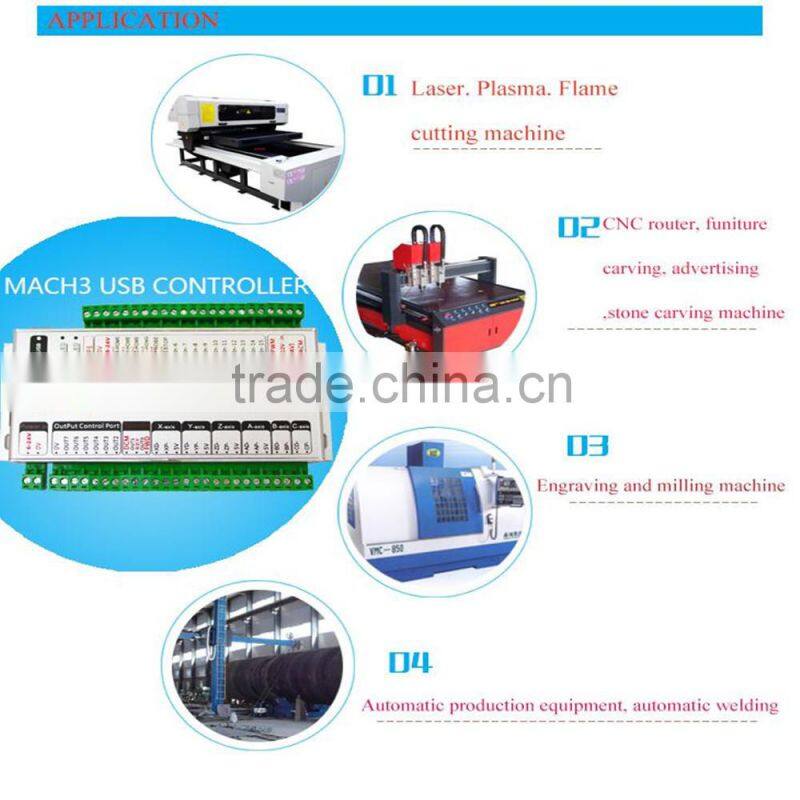 2016 HOT milling machines 4 Axis USB Mach3 motion controller card, 2000KHZ