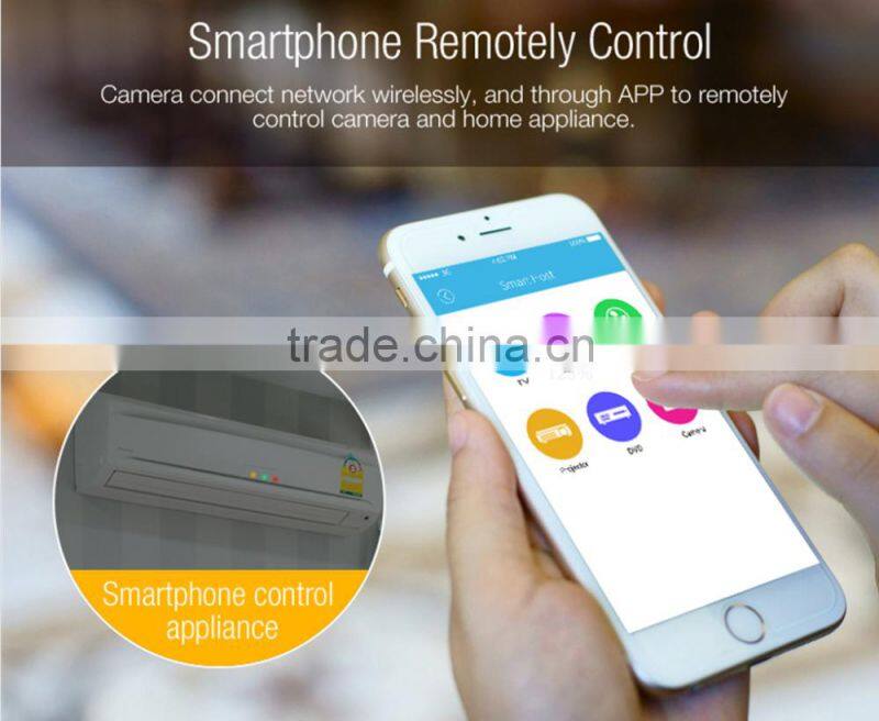 The World's First smart home infrared control home appliances TV, Air Conditioner surveillance camera