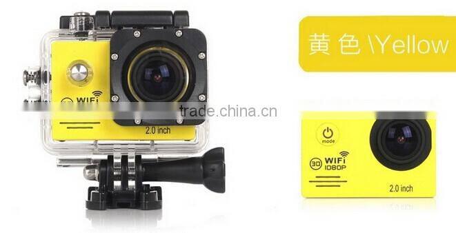 High Resolution Waterproof full hd 1080p WIFI sport camera
