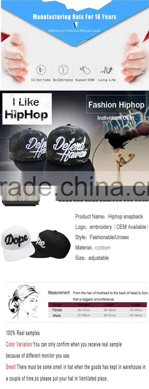 2016 New Style High Quality Cheap Price Embroidery Baseball Cap