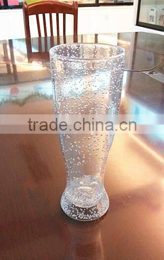 Plastic AS Air Bubble Cup ,600ml Beer Cup