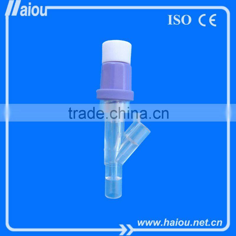 Y type needle free connector