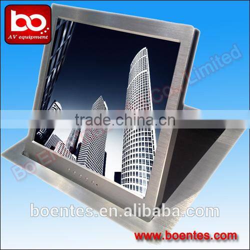 Pop Up Motorized Rotating Screen Flip Up/ Table Electric Monitor Lift Up Device