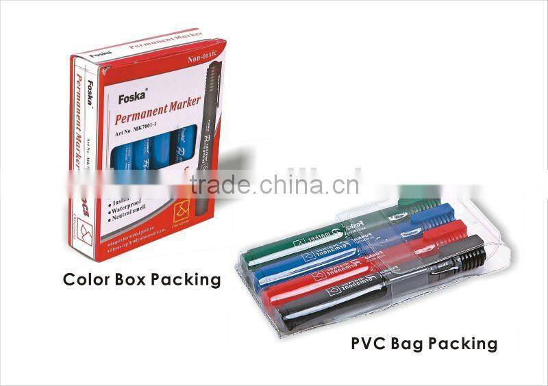 Hot Sale Good Quality Permanent Marker Pen/Stationery Permanent Marker