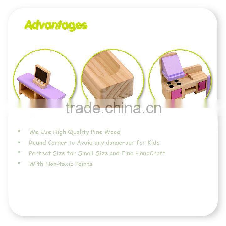 Colorful Toys Wooden Furniture