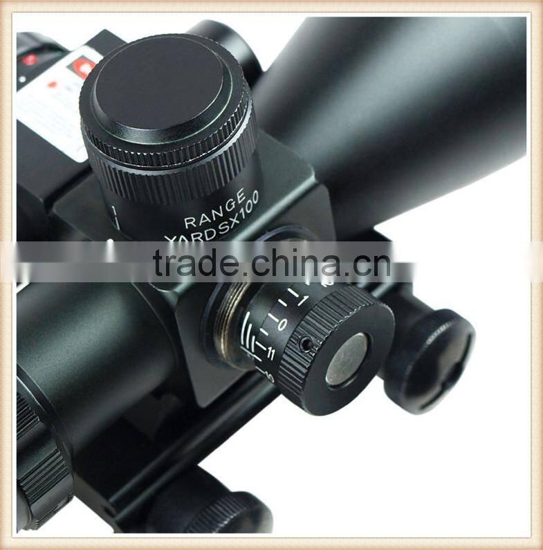 2.5-10X40 Infrared night vision riflescope,riflescope for hunting, Laser red dot weapon sight scope for sale