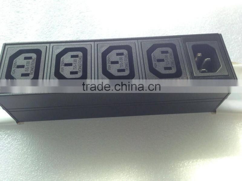 IEC Kettle Lead C13 4 Way Multiboard MultiGang Extension Splitter Board Box