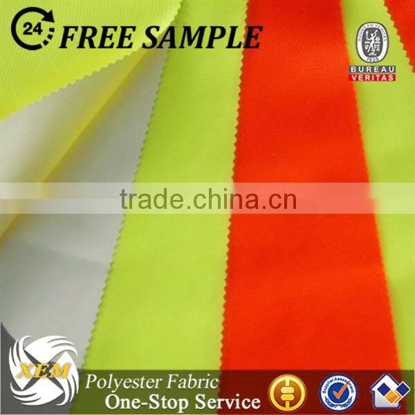 210t waterproof polyester pu coated taffeta fabric