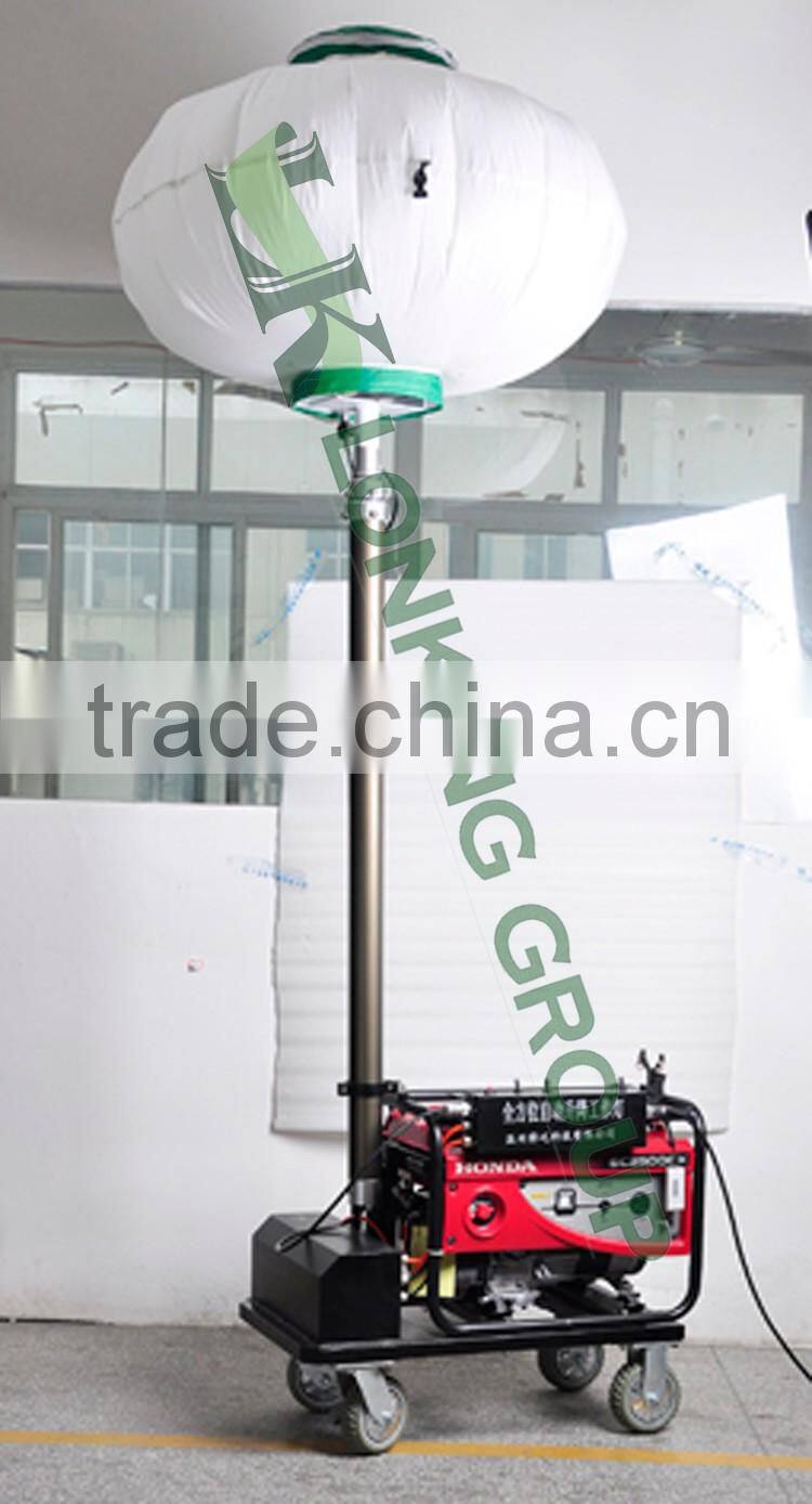 Portable outdoor lighting tower for Emergency Lighting