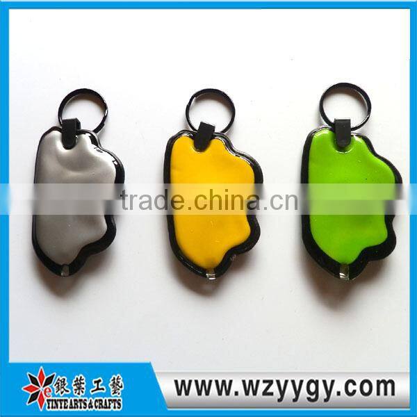 3D PVC keychain with LED light