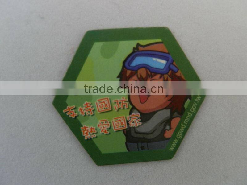 Promotional customized paper printing fridge magnet