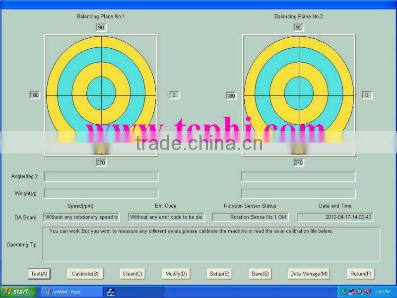 dynamic balancing machine, drive shaft balancing(TC-III)
