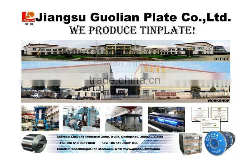 Differentially coated tinplate corks . plugs made by Tinplate (MR.SPCC) T1-T5.DR8.DR9