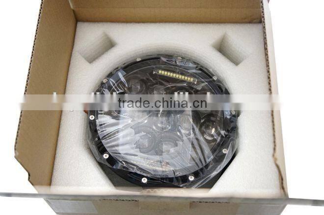 Sealed beam waterproof 7 inch 75w replacement headlight jeep compass