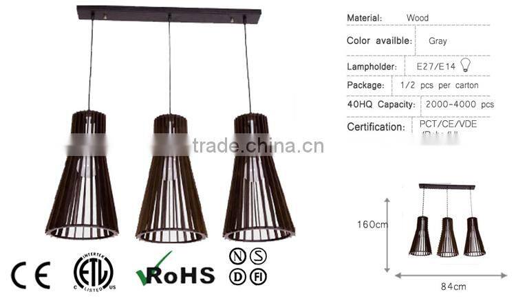 three bulbs metal frame pendant lighting in 2015