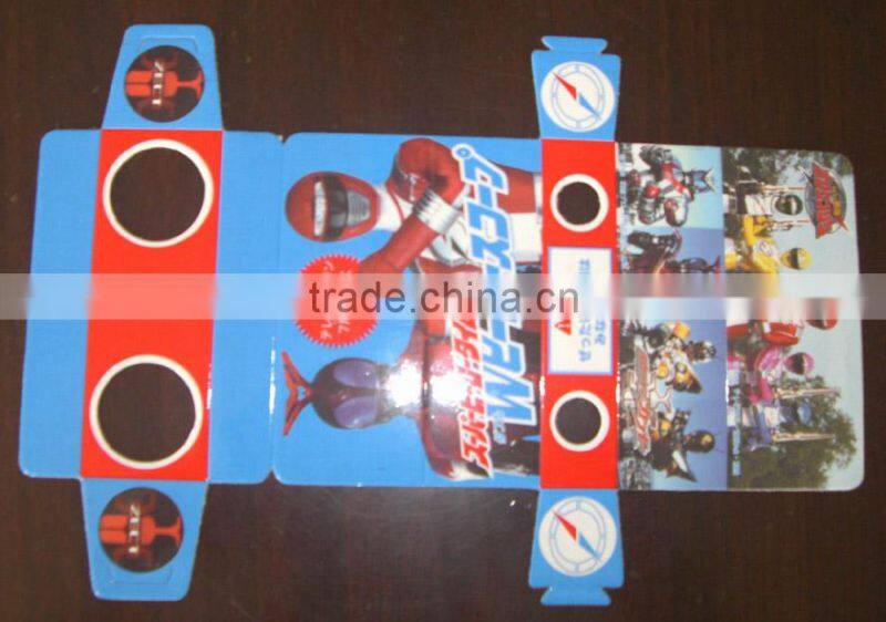 wholesale folding paper binocular easy to carry disposable paper telescope