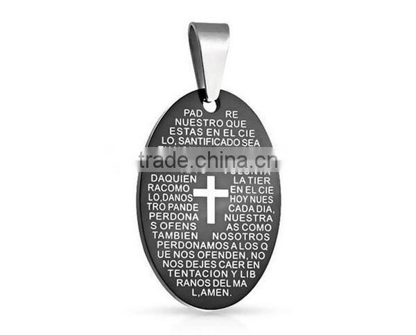 Personalized stainless steel custom engraved pendant necklace jewelries