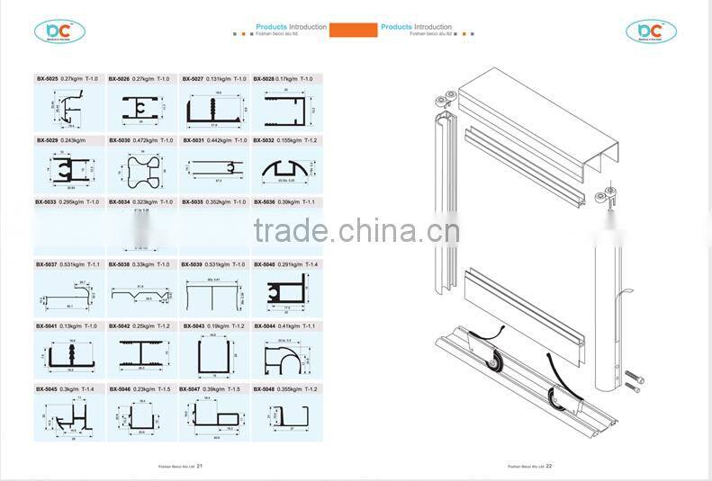 Choose A Variety Of Colors Aluminum Window Frame Parts