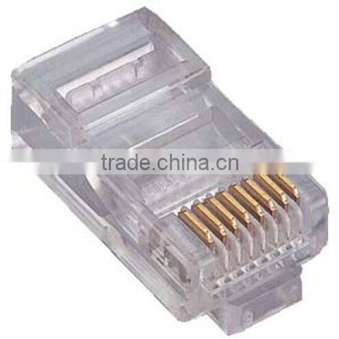 COB plug rj45 connector for cat5/cat5e network cable