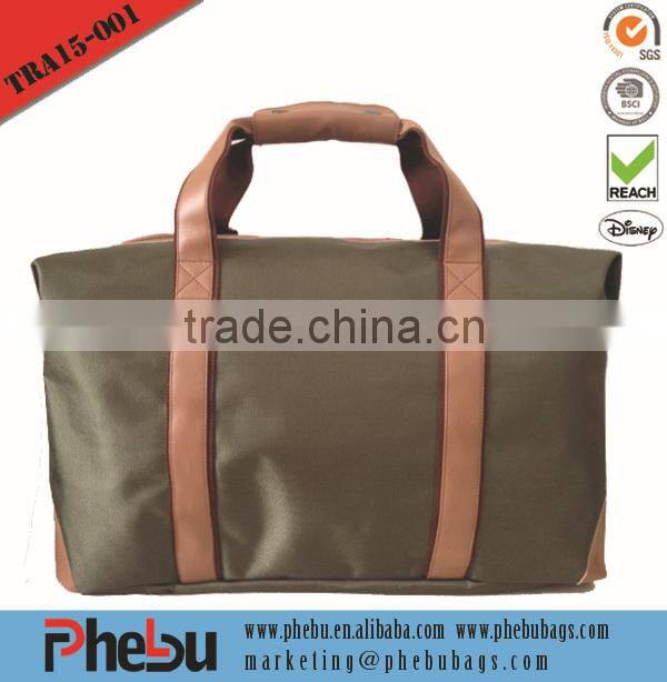 Fashion Denim Blue canvas duffel bag