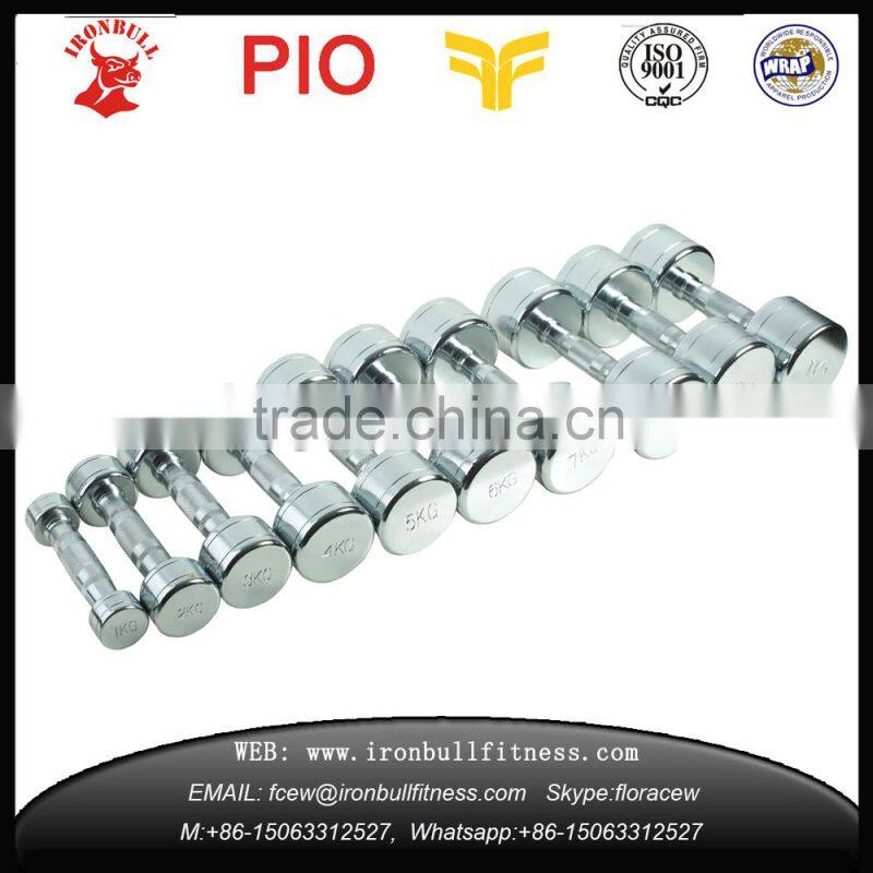 stainless steel chrome dumbbell kg