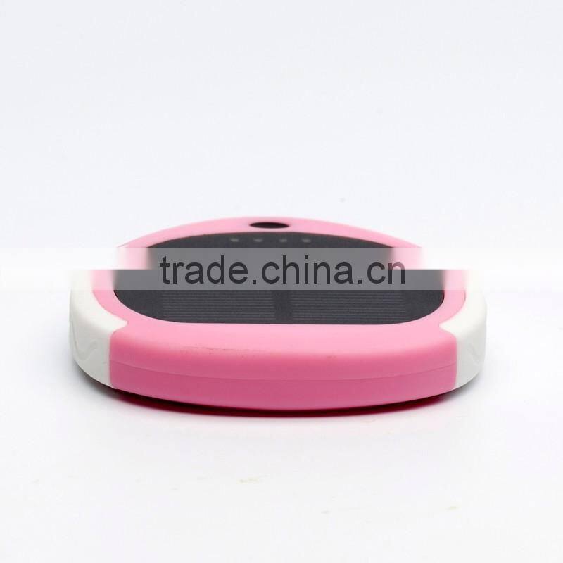 Lovely gifts 3000mah rohs solar cell phone charger instructions 5v 2a