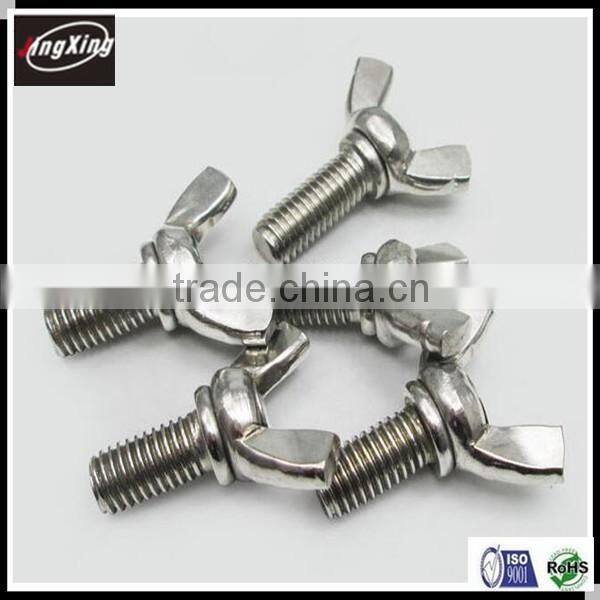 factory price DIN315 Stainless Steel 316 Wing Nuts Bolt Screw