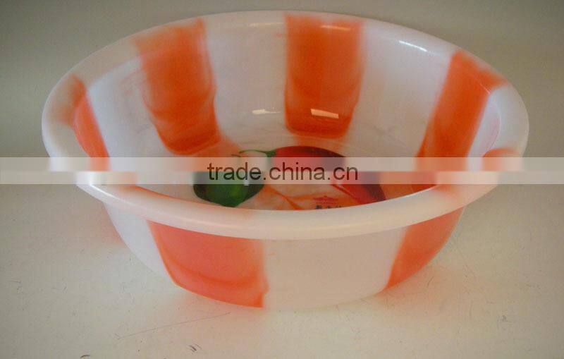 round plastic washing basin