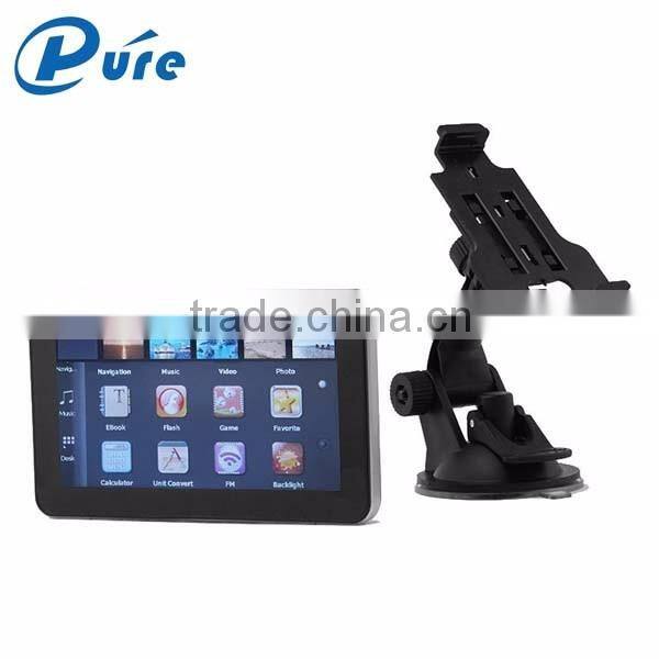 5" Car GPS Navigator 4GB Flash 480*272 Display Solution Multimedia with Rear View Camera
