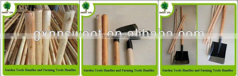 Metal screw natural broom stick