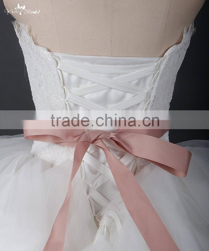 RSW913 Tulle Ruffle Skirt Vintage Lace Alibaba Express Wedding Dress Bridal Ball Gown