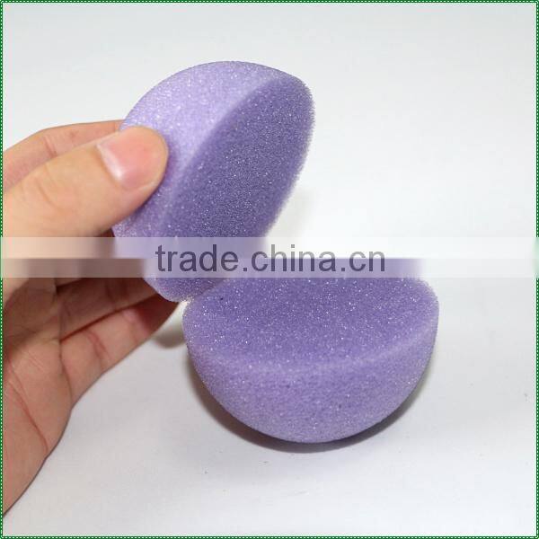 Recyclable packaging foam sponge stainless steel ball with hole