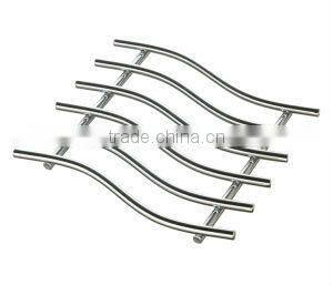 Square metal kitchen trivet mat