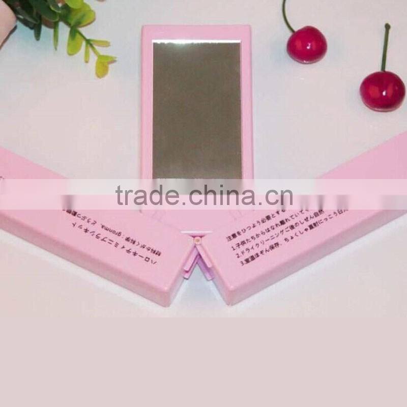 New arrival! 8pcs hello kitty makeup brushes professional pink plastic handle synthetic hair makeup brush set with mirror