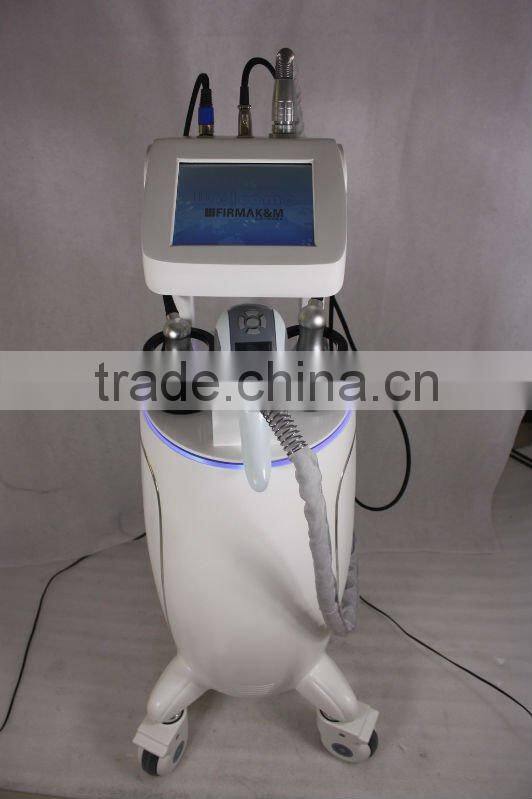 cavitation plus RF beauty equipment with motor roller for cellulite reduce