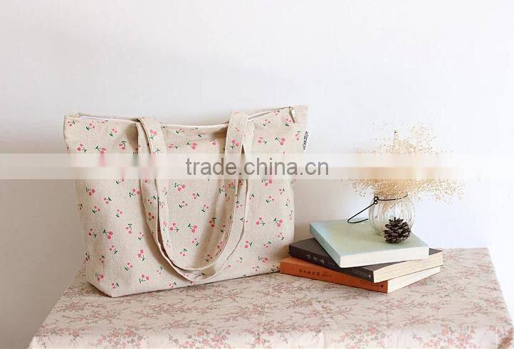 Hot sale good quality Cotton Jute handbag for lady