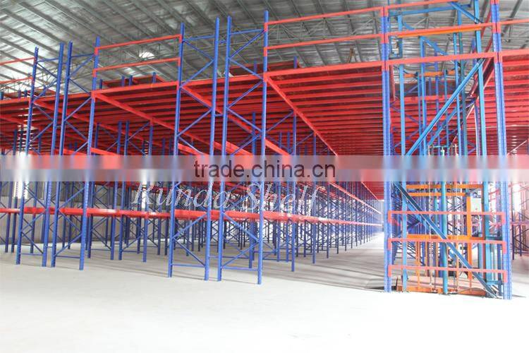 upright beam of steel pallet rack